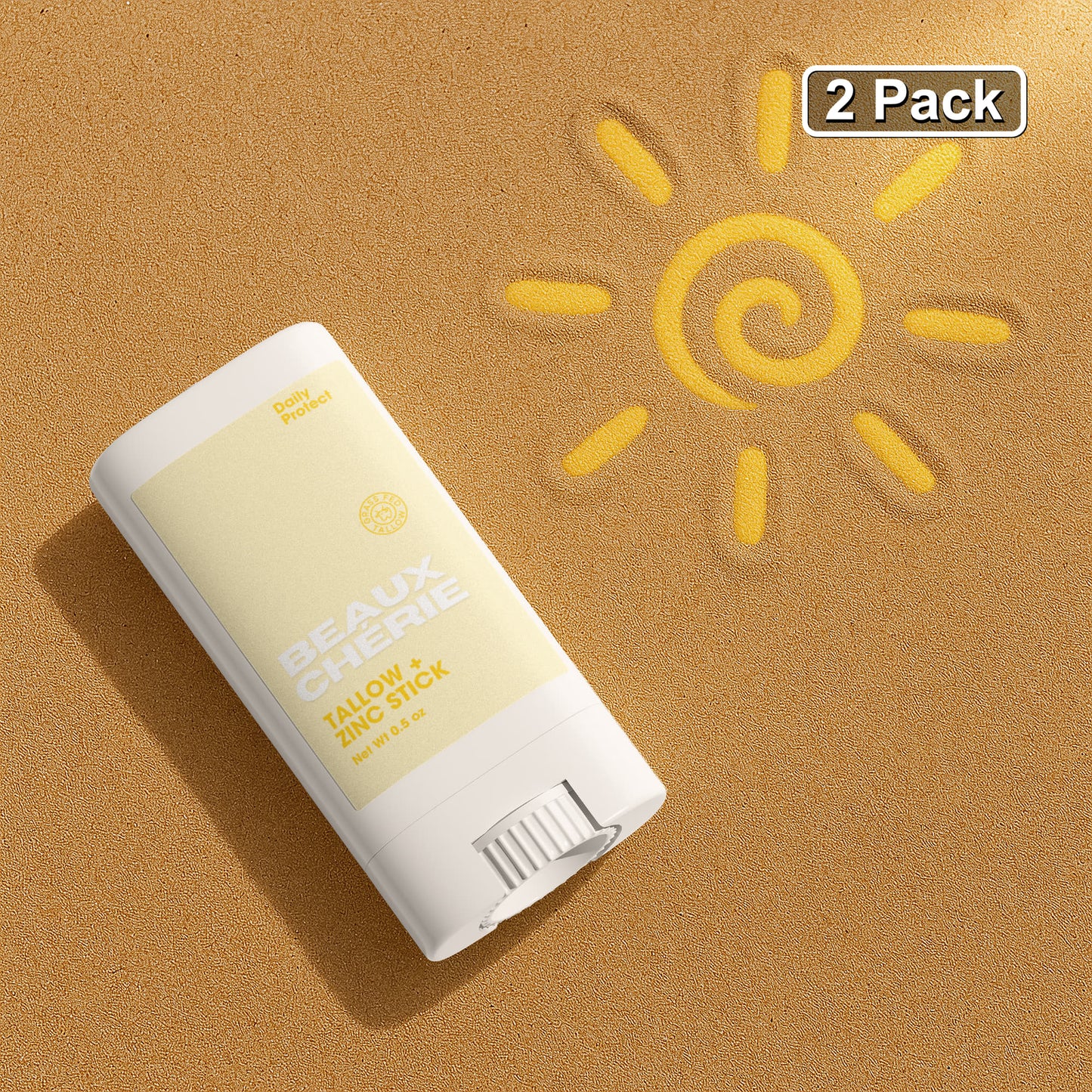 2 PACK - TALLOW + ZINC STICK