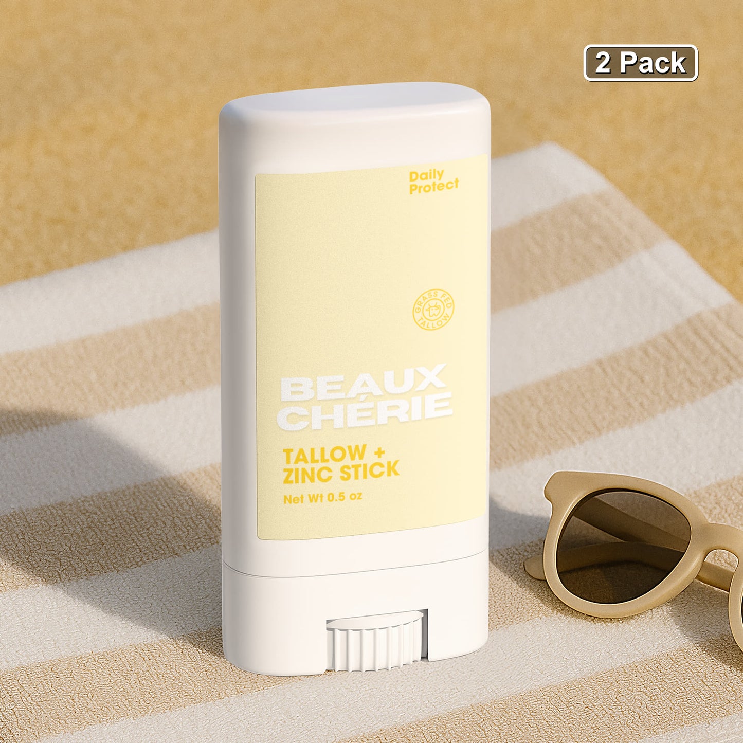 2 PACK - TALLOW + ZINC STICK