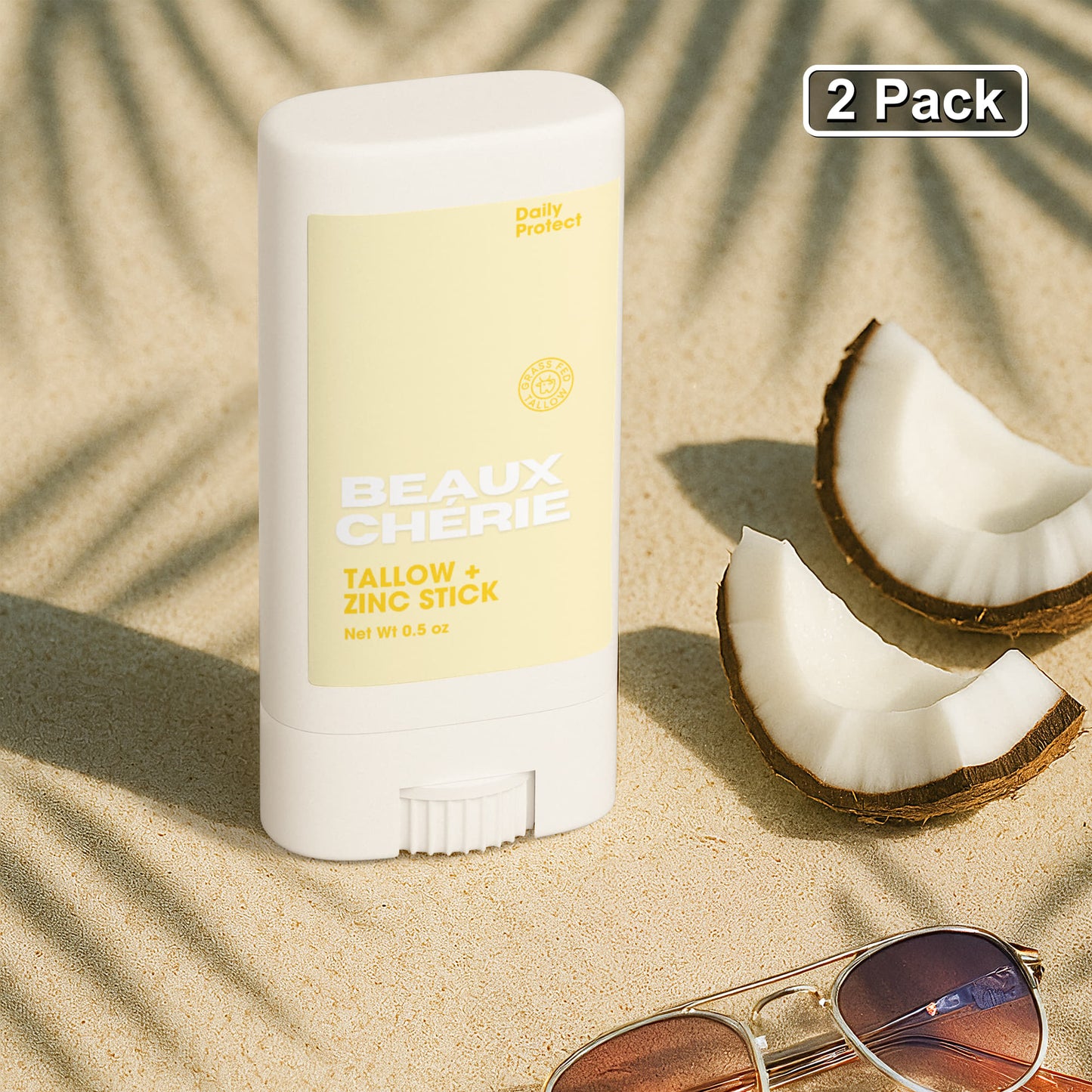2 PACK - TALLOW + ZINC STICK