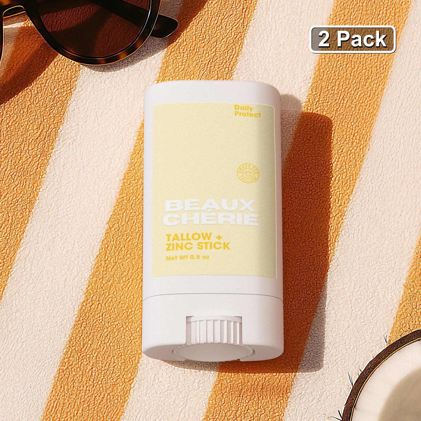 2 PACK - TALLOW + ZINC STICK